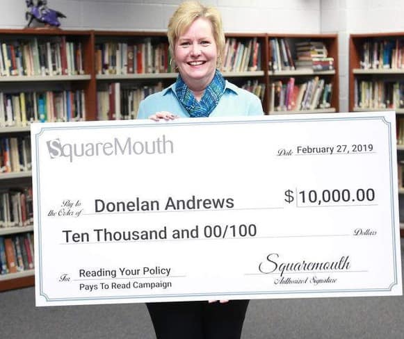 Donelan Andrews ganó 10.000 dólares por leer la letra pequeña